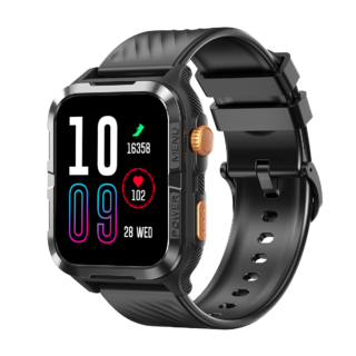 Blackview W10 Pro - Smartwatch con linterna LED - Negro